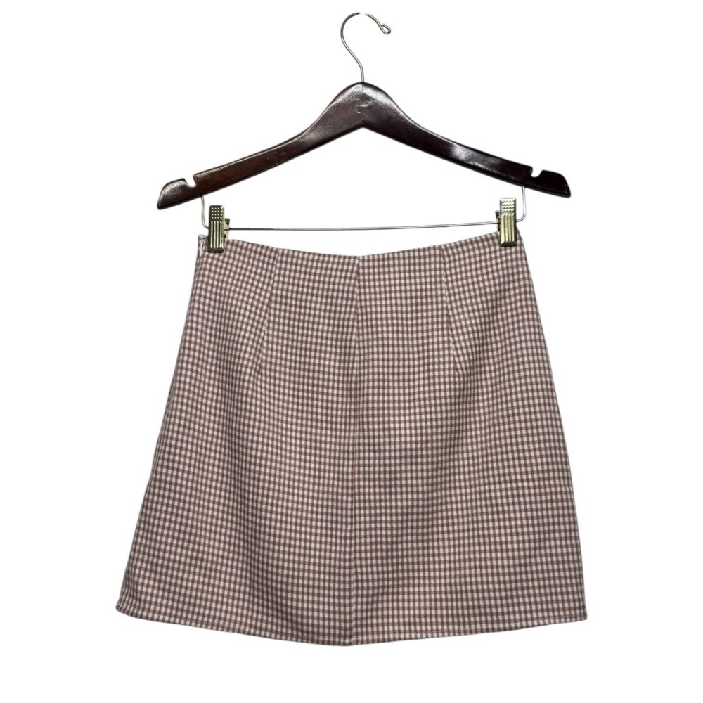 NWOT REVOLVE SUPERDOWN Gingham Button Front Mini … - image 6